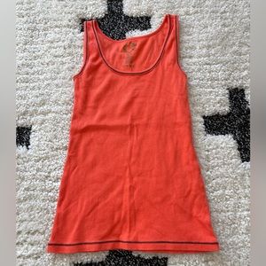C. Wonder Orange trim tank top